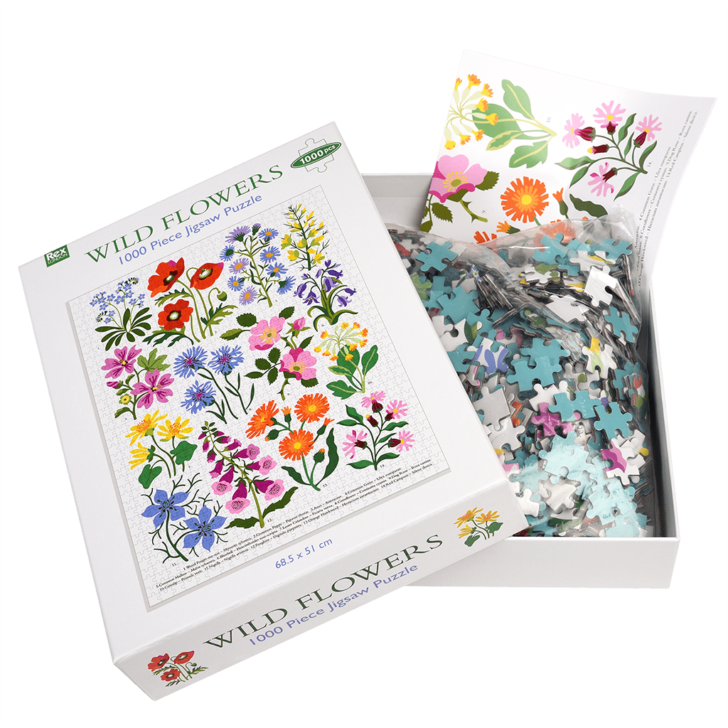 Wild Flowers 1000 Piece Puzzle - NSPCC Shop