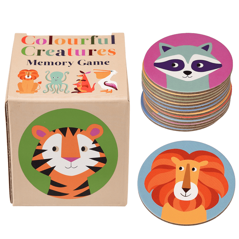 Colourful Creatures Memory Game (24 Pieces) - NSPCC Shop