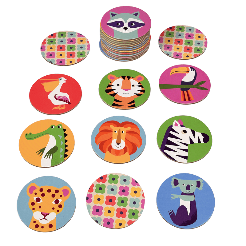 Colourful Creatures Memory Game (24 Pieces) - NSPCC Shop