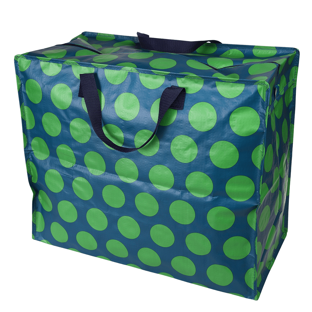 Green On Blue Spotlight Recycled Plastic Jumbo Storage Bag - NSPCC Shop