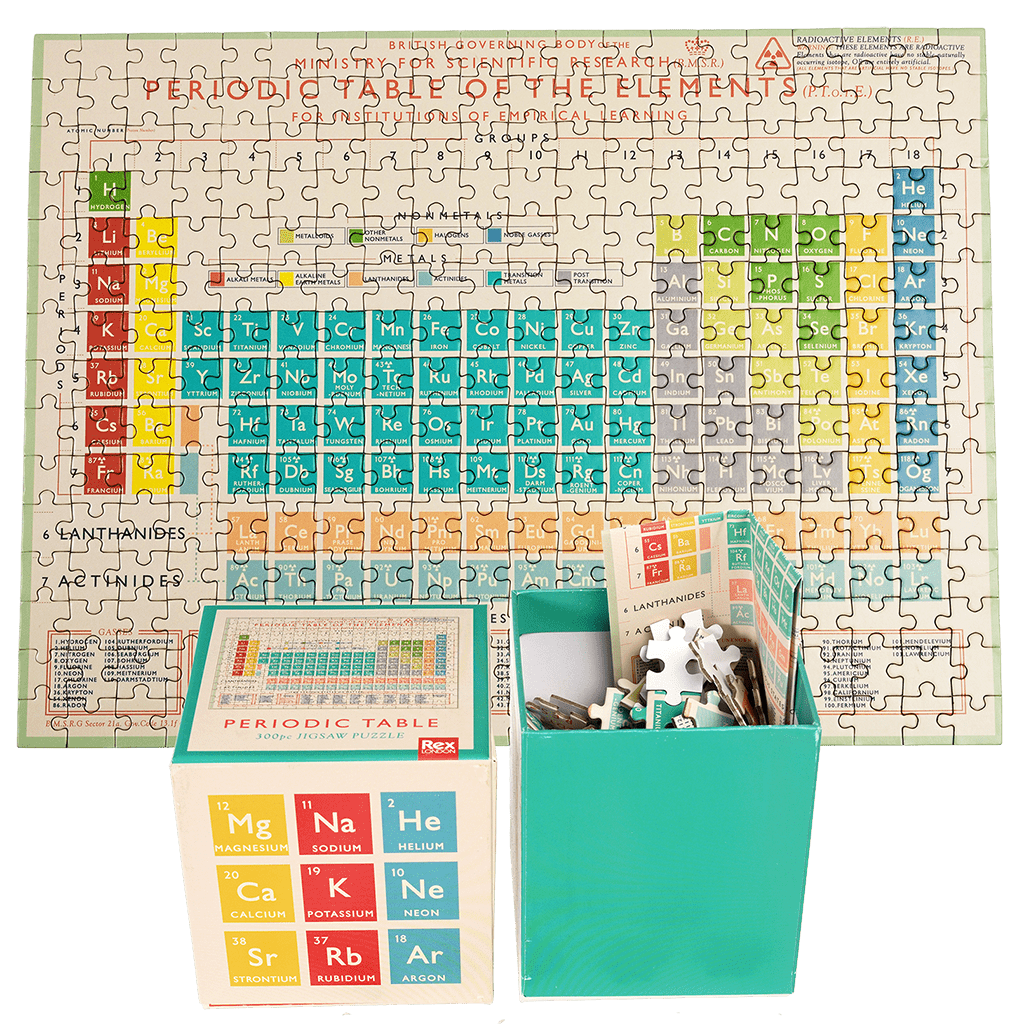 Periodic Table 300 Piece Jigsaw Puzzle - NSPCC Shop