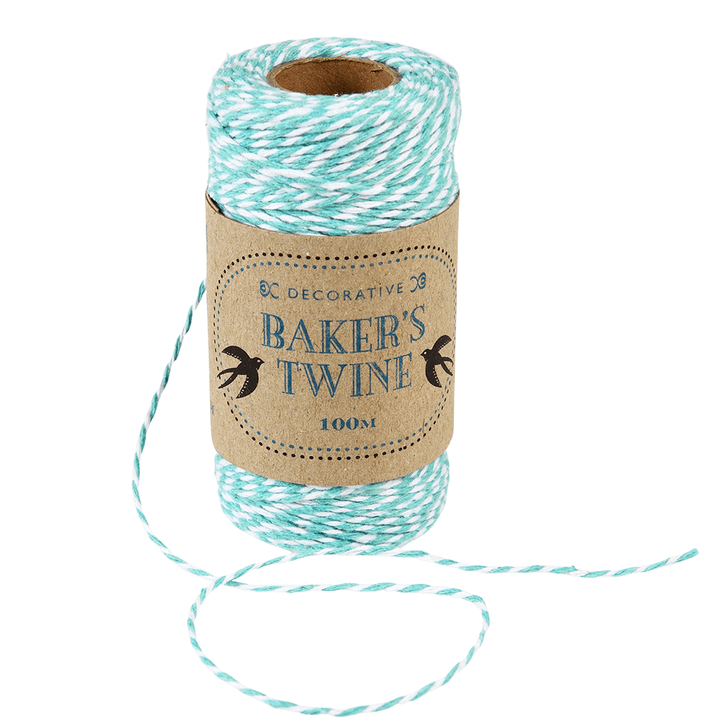 Teal and White Baker's Twine - NSPCC Shop