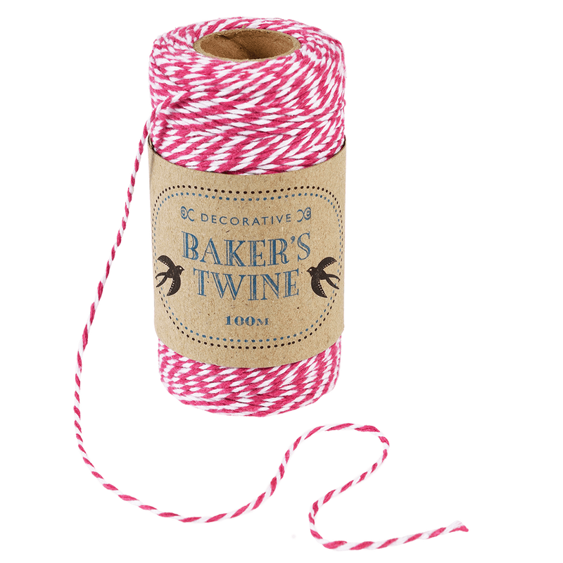Pink and White Baker's Twine - NSPCC Shop
