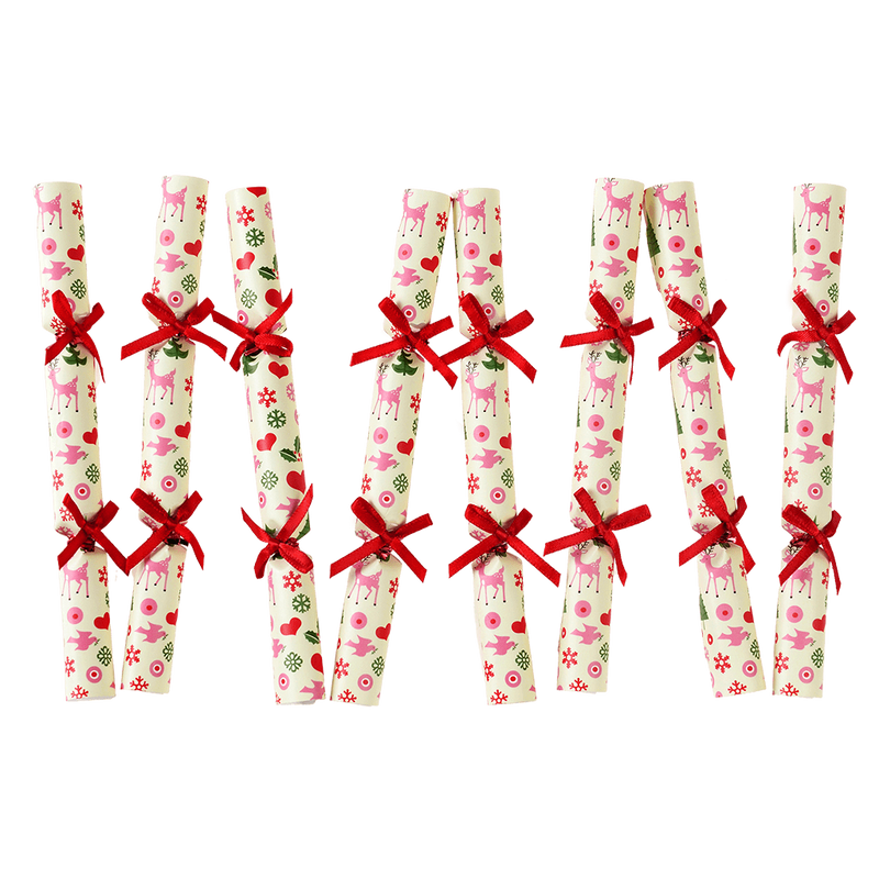 1950's Christmas Mini Tree Decorations (Pack Of 8) - NSPCC Shop