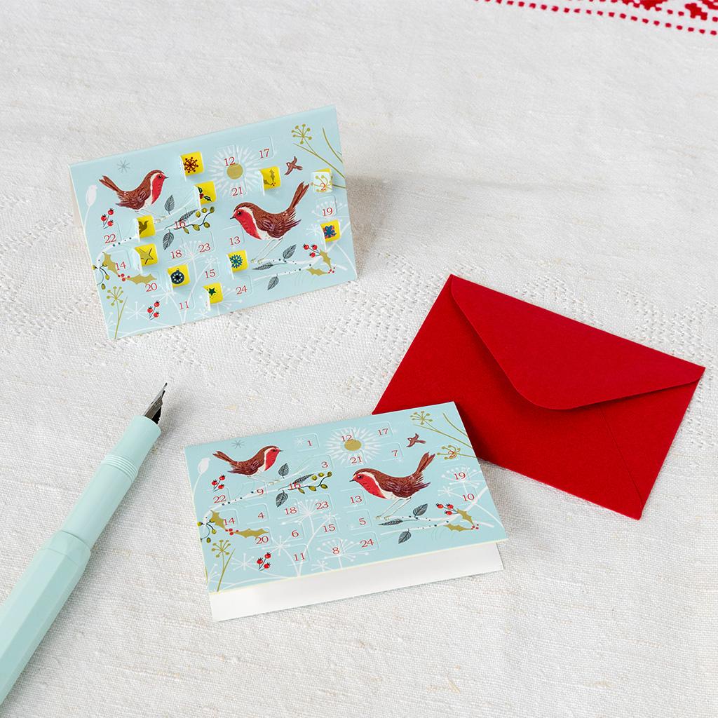 Winter Walk Miniature Christmas Advent Card - NSPCC Shop