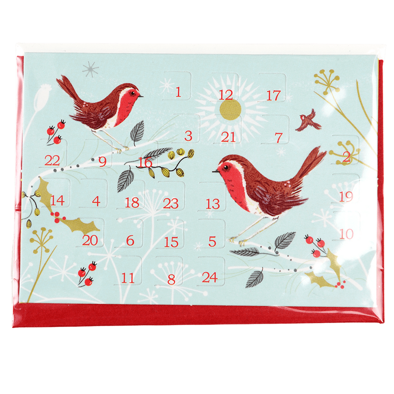 Winter Walk Miniature Christmas Advent Card - NSPCC Shop
