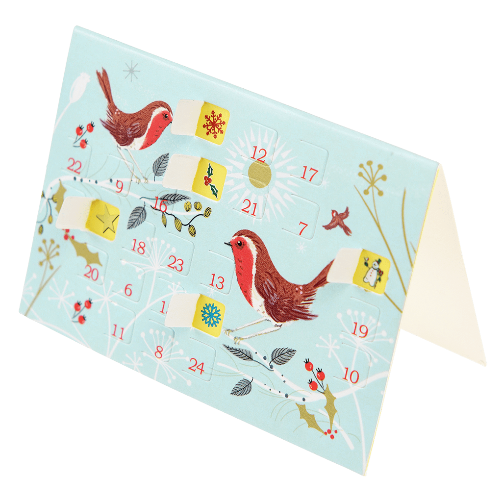 Winter Walk Miniature Christmas Advent Card - NSPCC Shop