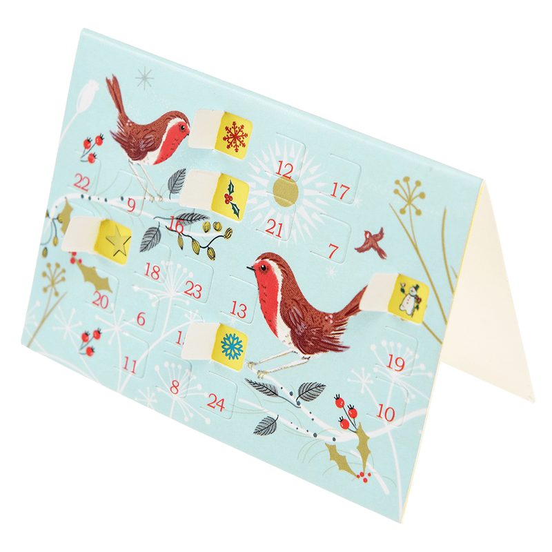 Winter Walk Miniature Christmas Advent Card - NSPCC Shop