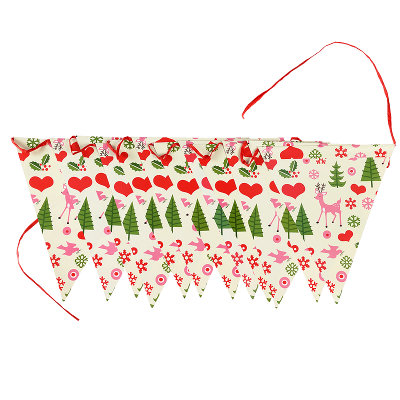 1950's Christmas Paper Bunting - NSPCC Shop