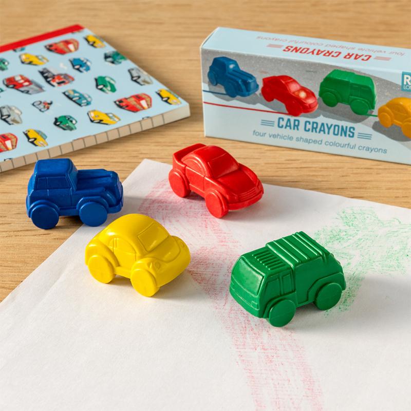 Road Trip Car Crayons (Set Of 4) - NSPCC Shop