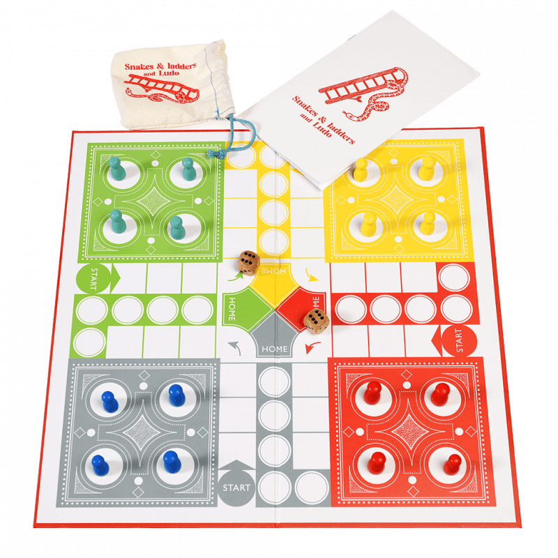 Snakes & Ladders And Ludo Double-Sided Board Game - NSPCC Shop