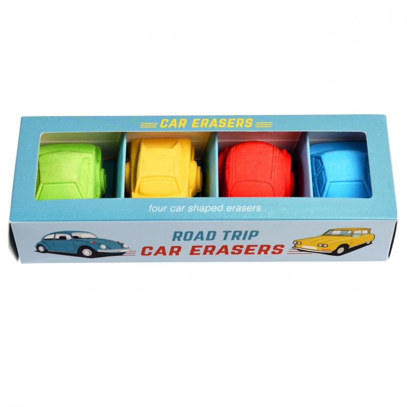 Road Trip Car Erasers (Set Of 4) - NSPCC Shop