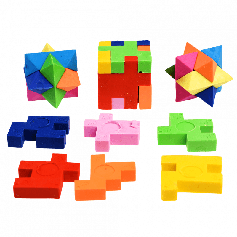 Wild Bear 3D Puzzle Erasers (Set Of 4) - NSPCC Shop