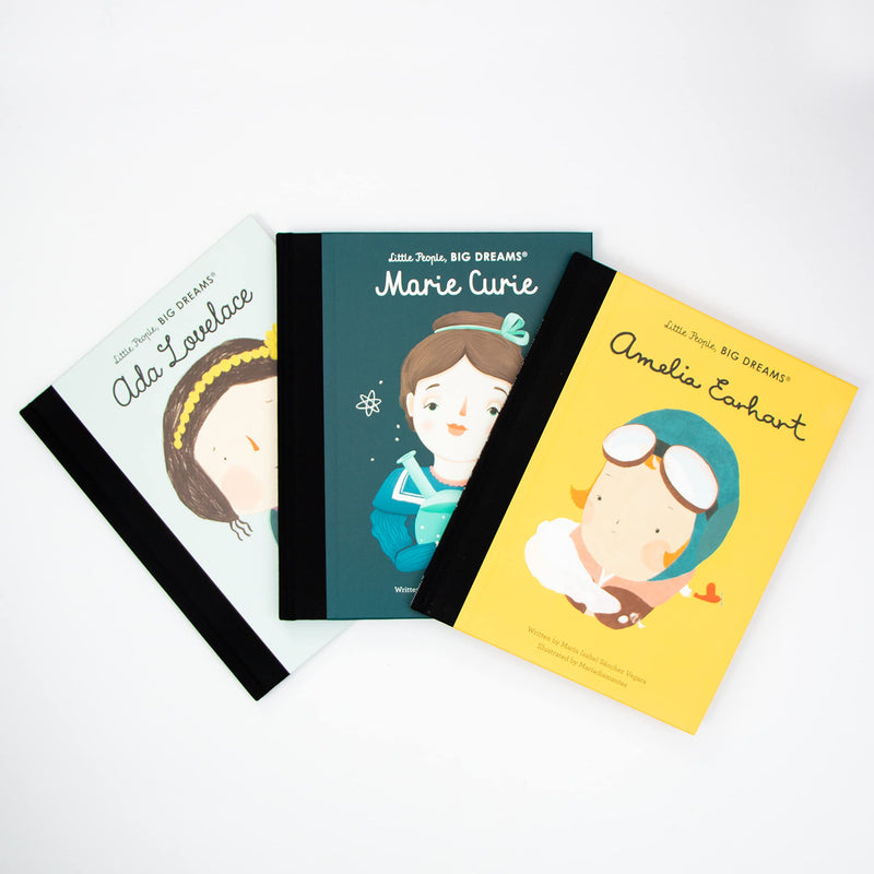 Little People, Big Dreams: Women in Science: 3 books from the best-selling series! Ada Lovelace - Marie Curie - Amelia Earhart - NSPCC Shop
