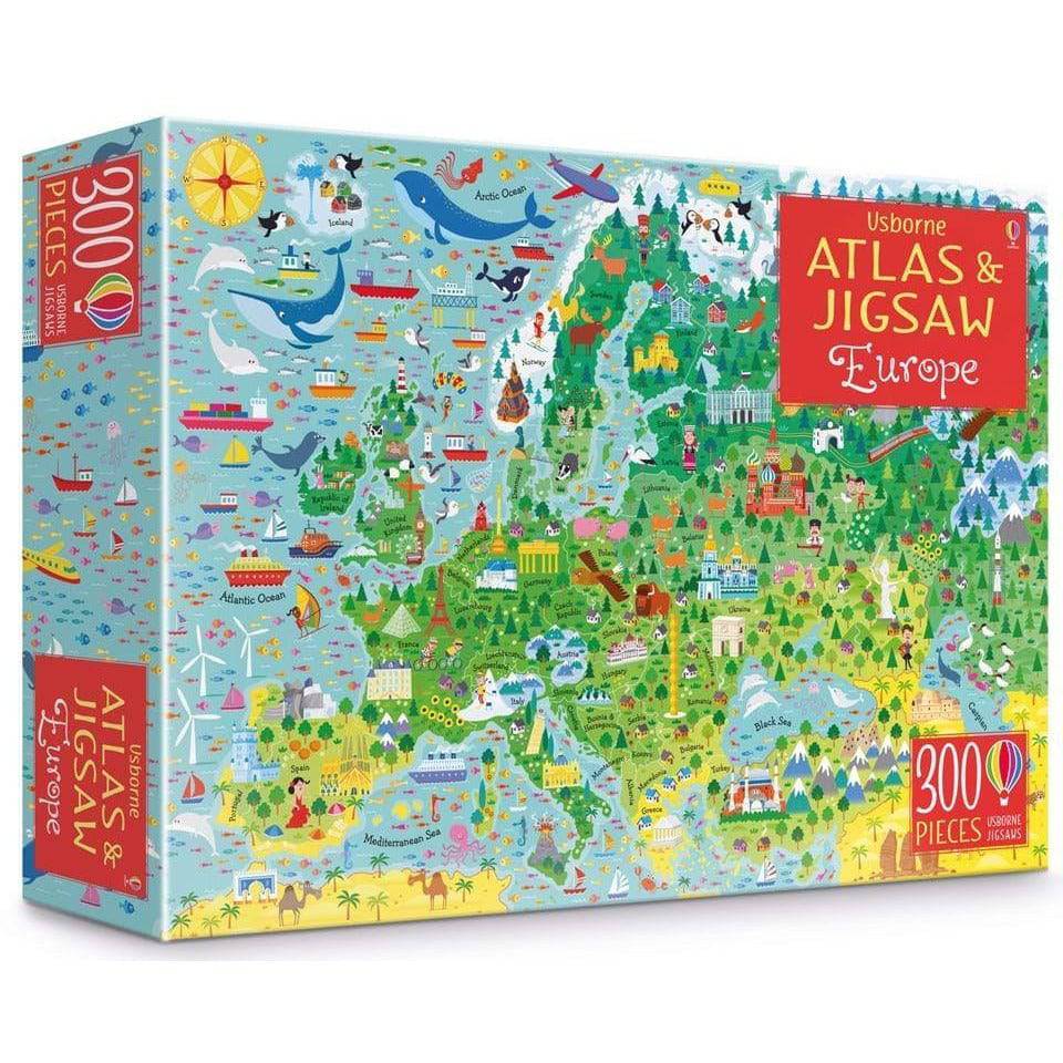 Usborne Atlas And Jigsaw: Europe | NSPCC Shop.