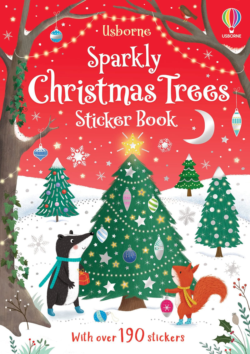 Sparkly Christmas Trees Sticker Book - NSPCC Shop