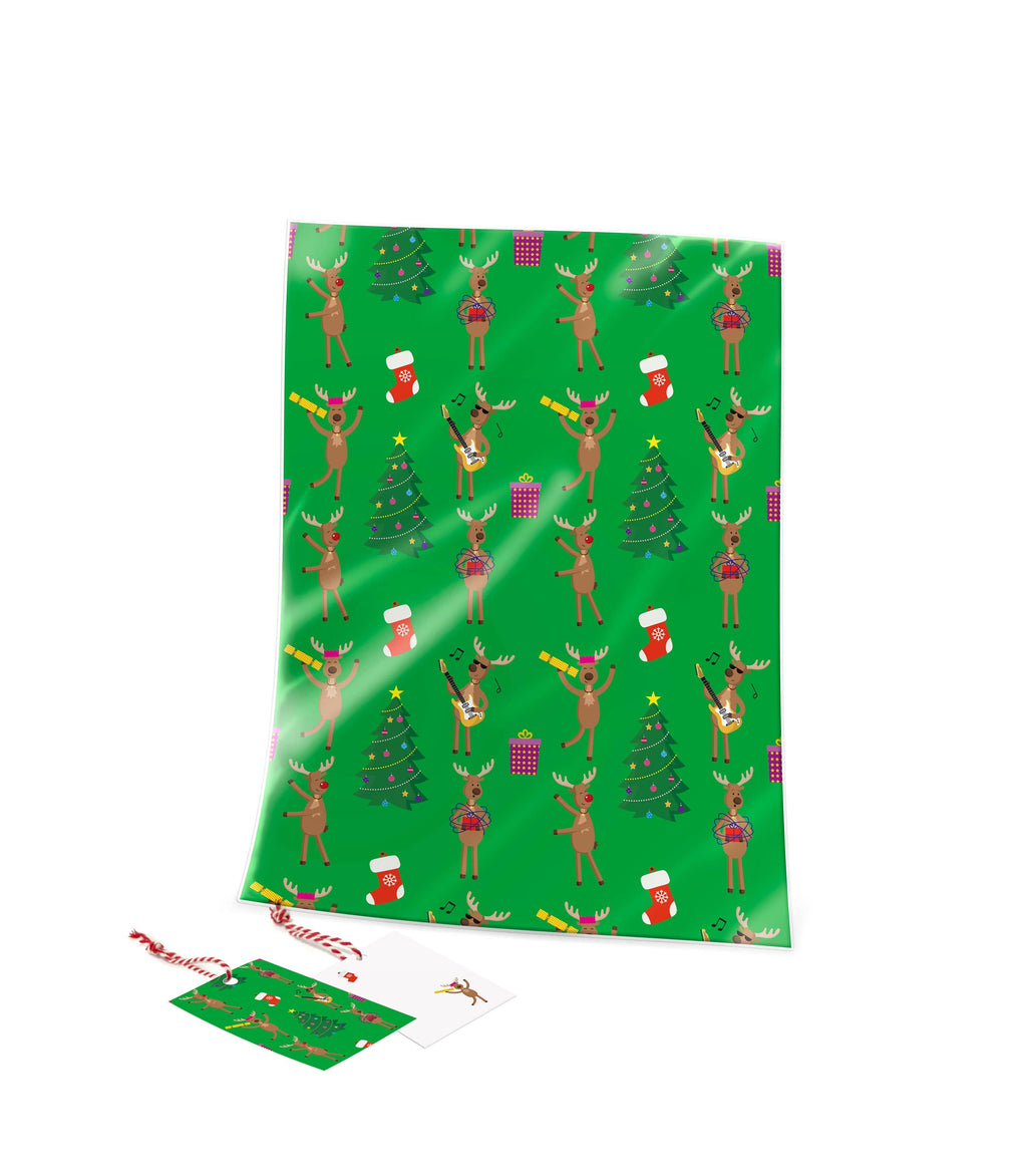Letter From Santa Gift Wrap and Tags Set  - Reindeer | NSPCC Shop.
