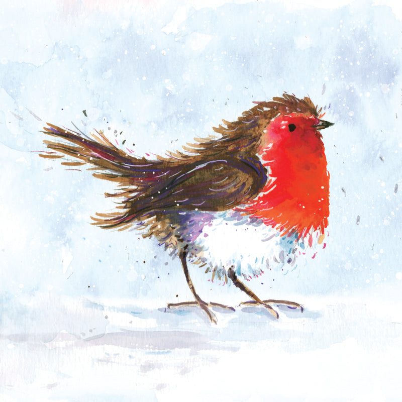 Robin Redbreast NSPCC Charity Christmas Cards (pack of 10) - NSPCC Shop