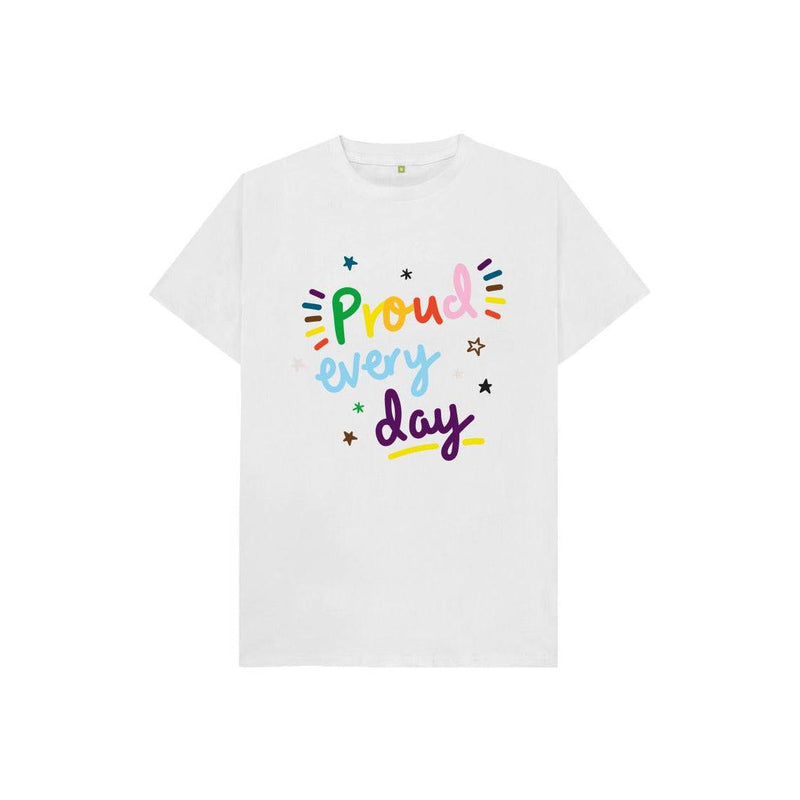 Proud Every Day Light Kids T-shirt | NSPCC Shop.