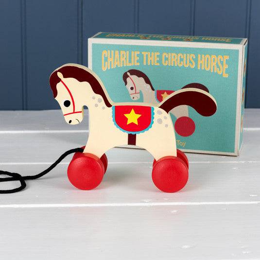 Charlie The Circus Horse Pull Toy | NSPCC Shop.