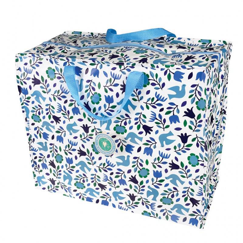 Folk Doves Recycled Plastic Jumbo Storage Bag | NSPCC Shop.