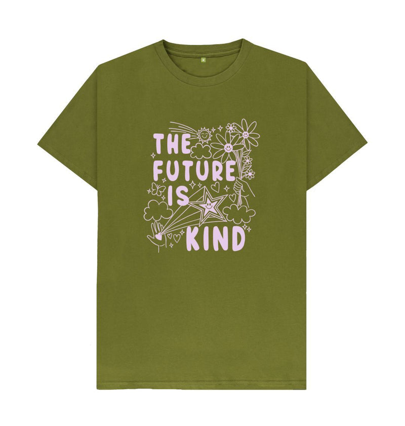 Moss Green The Future Is Kind Unisex T-shirt