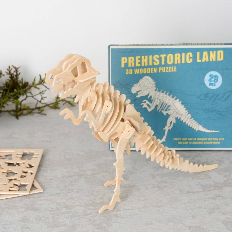 T-Rex 3D wooden puzzle - NSPCC Shop