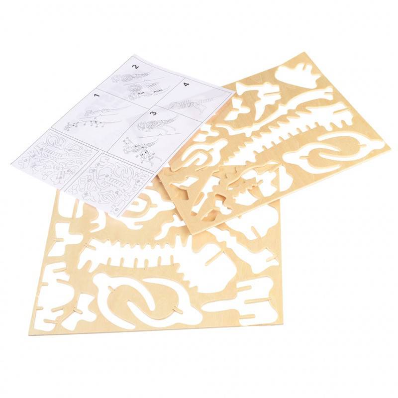 T-Rex 3D wooden puzzle - NSPCC Shop