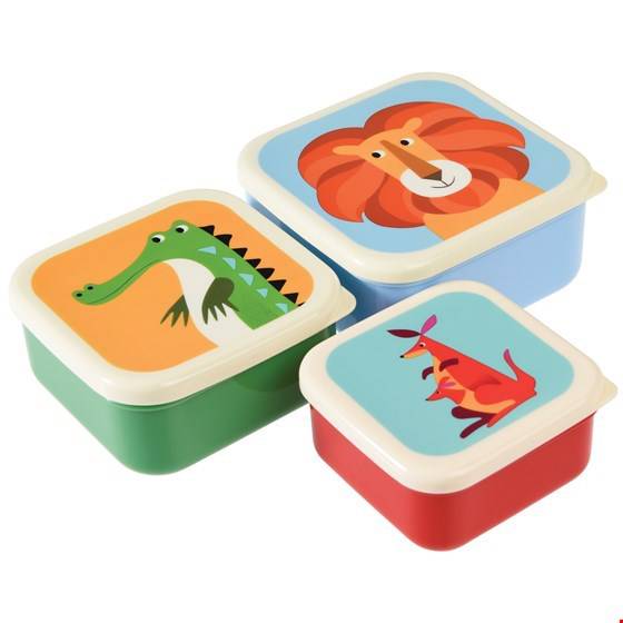 Set Of 3 Colourful Creatures snack boxes - NSPCC Shop