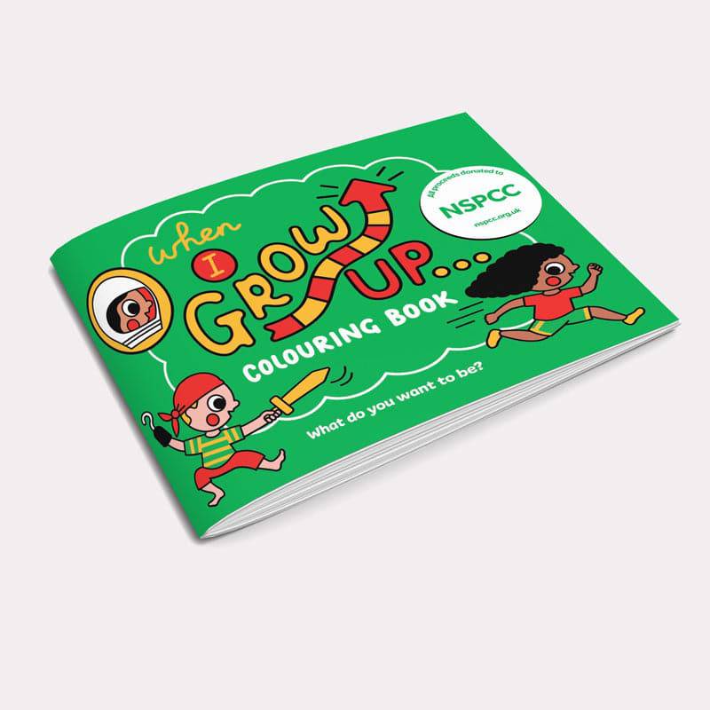 When I grow up colouring book - NSPCC Shop