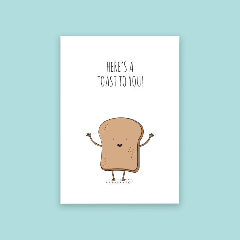 A Toast to You Greeting Card - NSPCC Shop