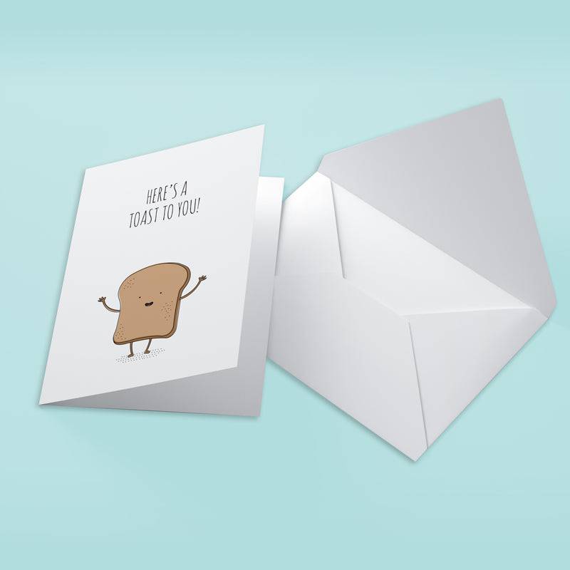 A Toast to You Greeting Card - NSPCC Shop