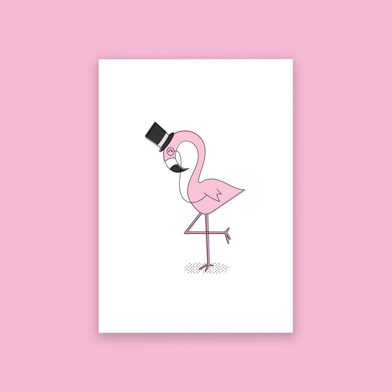 Flamingo Greeting Card - NSPCC Shop