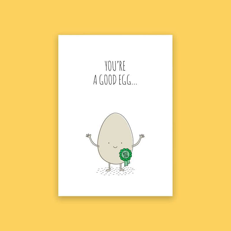 You're a Good Egg Greeting Card - NSPCC Shop