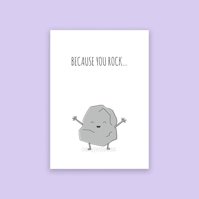 You Rock Greeting Card - NSPCC Shop