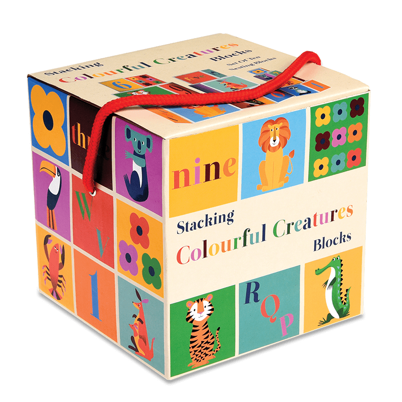 Colourful Creatures stacking blocks - NSPCC Shop
