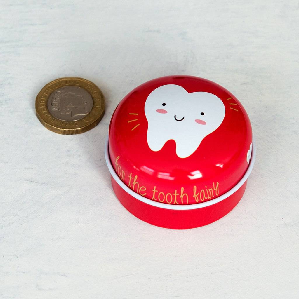 Red Tooth Fairy Tin | NSPCC Shop.