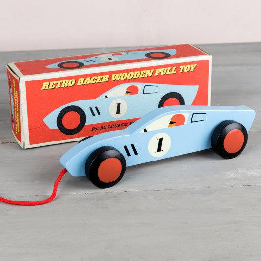 Retro Racer Pull Toy | NSPCC Shop.