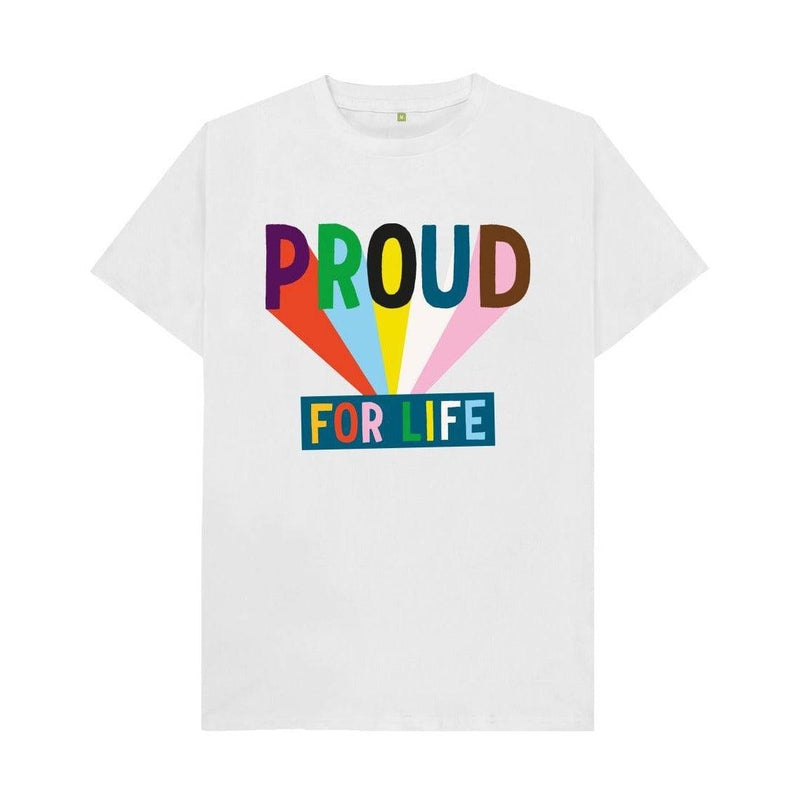 Proud For Life White T-shirt | NSPCC Shop.