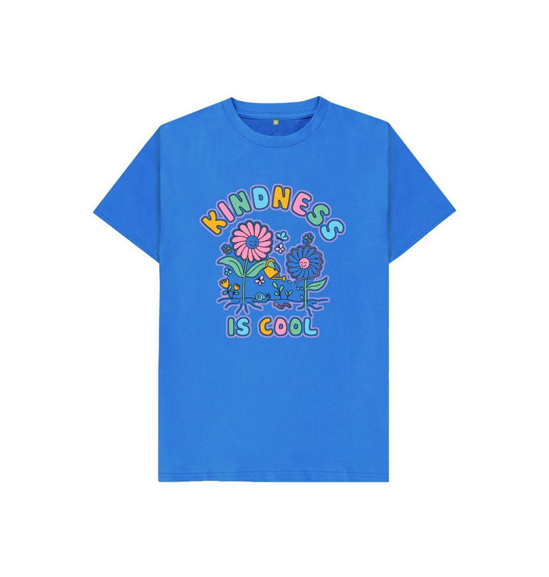 Bright Blue Kindness is Cool Kids T-shirt