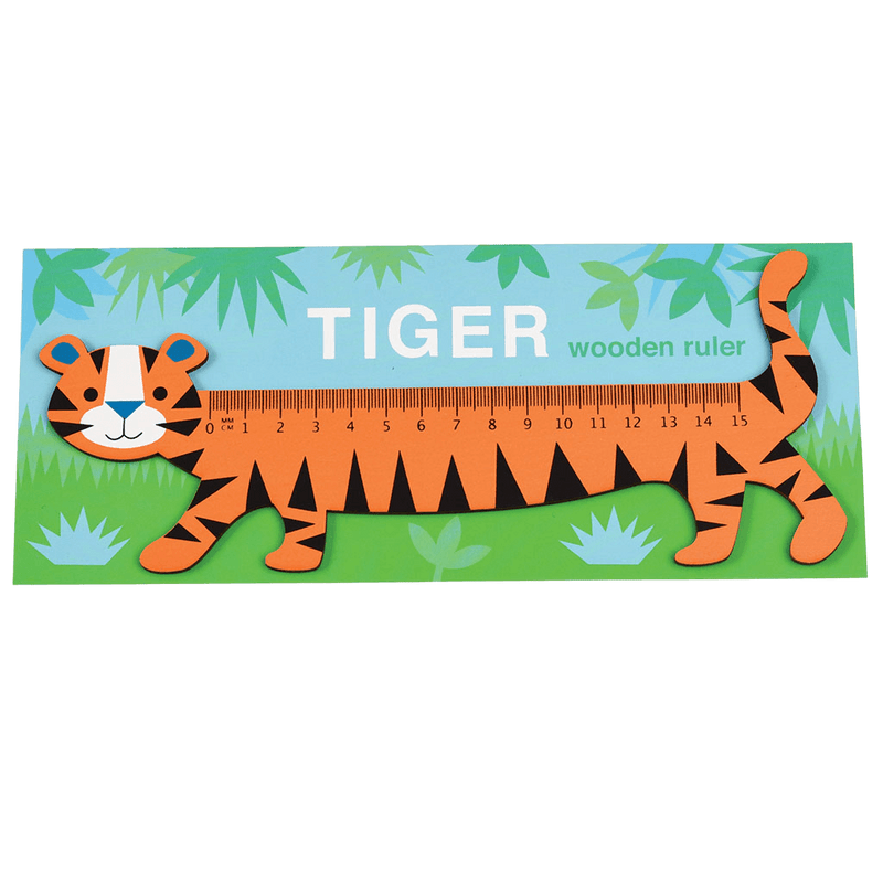 Tiger Wooden Ruler - NSPCC Shop