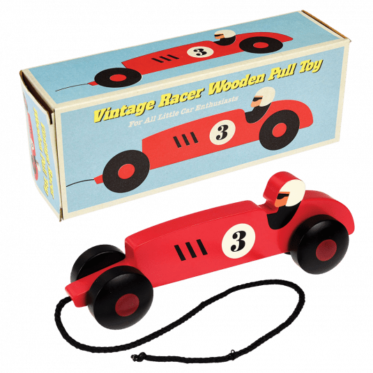 Vintage Racer Pull Toy | NSPCC Shop.